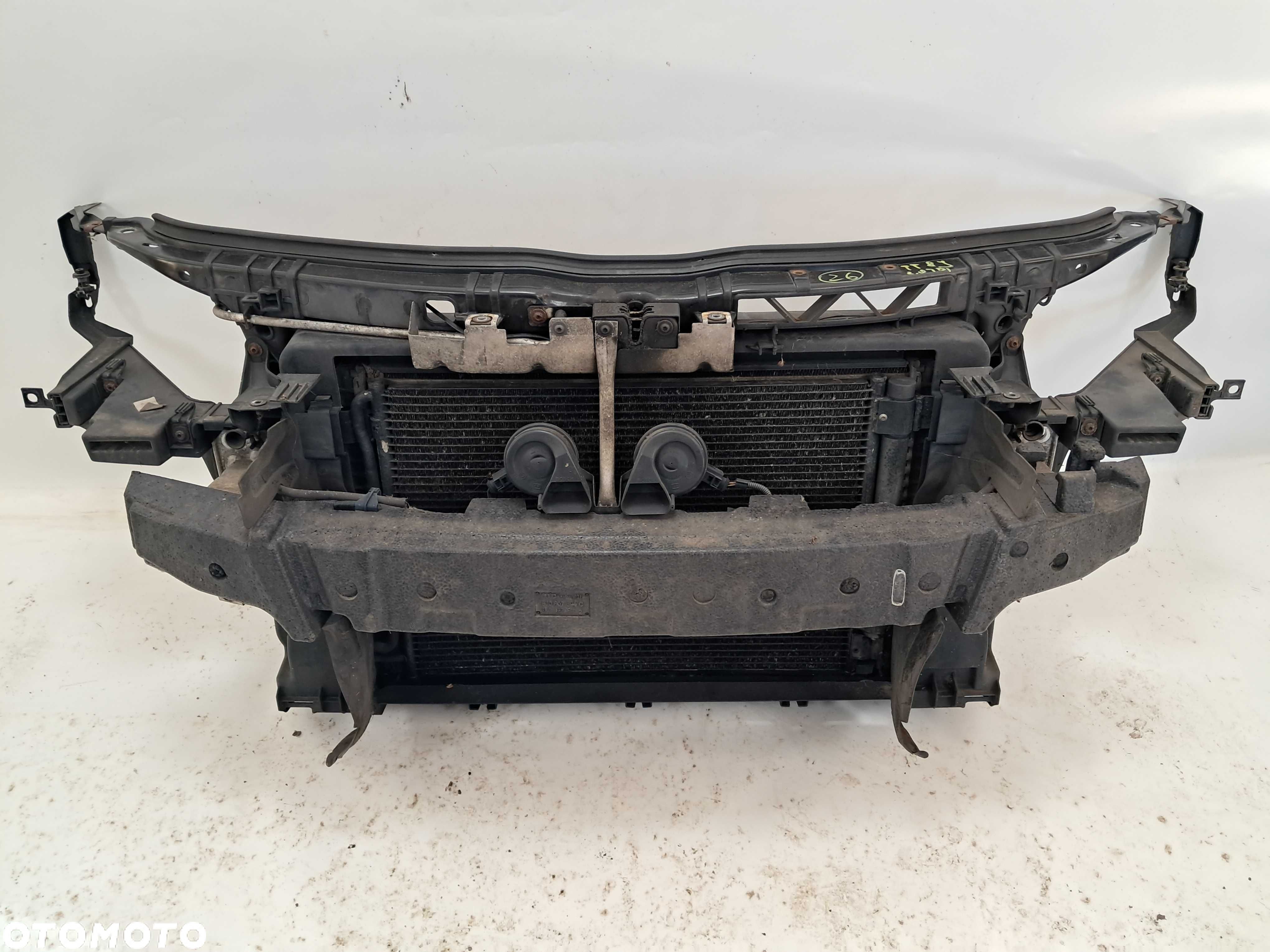 AUDI TT 8J 2.0 TFSI TDI pas przedni belka chłodnica wentylatory wzmo - 1