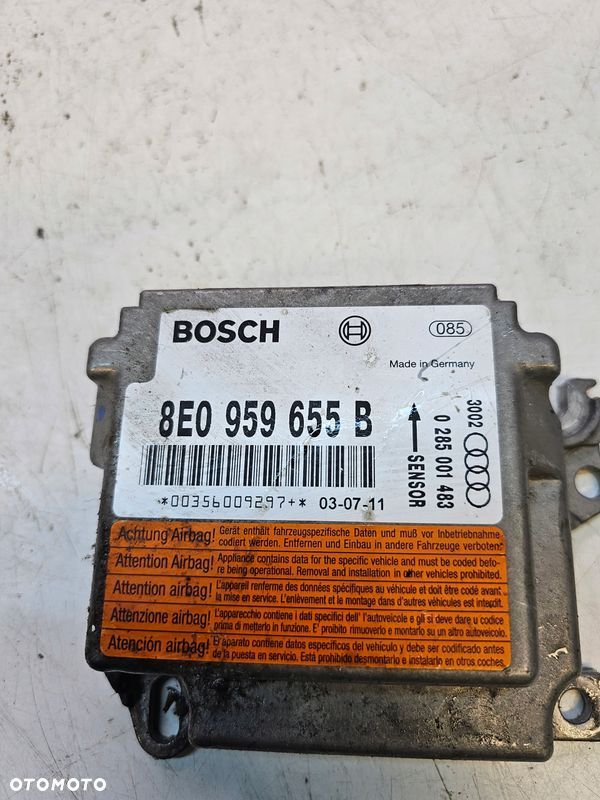 SENSOR PODUSZEK AIR BAG AUDI A4 B6 B7 8E0959655B - 4