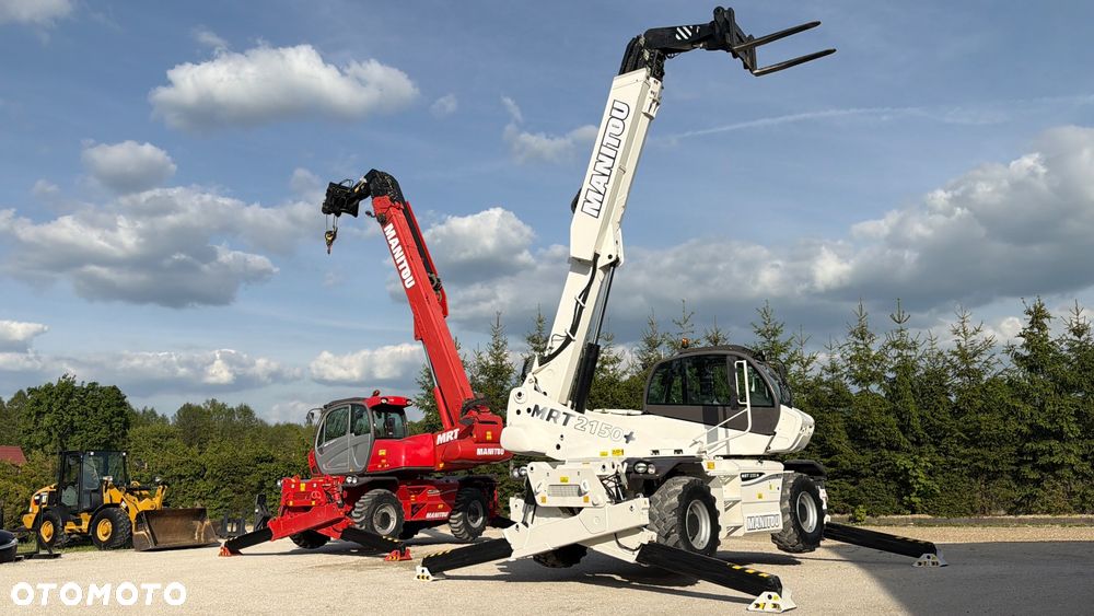 Manitou Ładowarka teleskopowa Manitou Mrt 2150 + Privilage Roto obrotowa 360 Pilot sterowanie radiowe Kosz Widły 2016/17 1840 2550 2540 silnik Mercedes 2150+ Merlo - 37