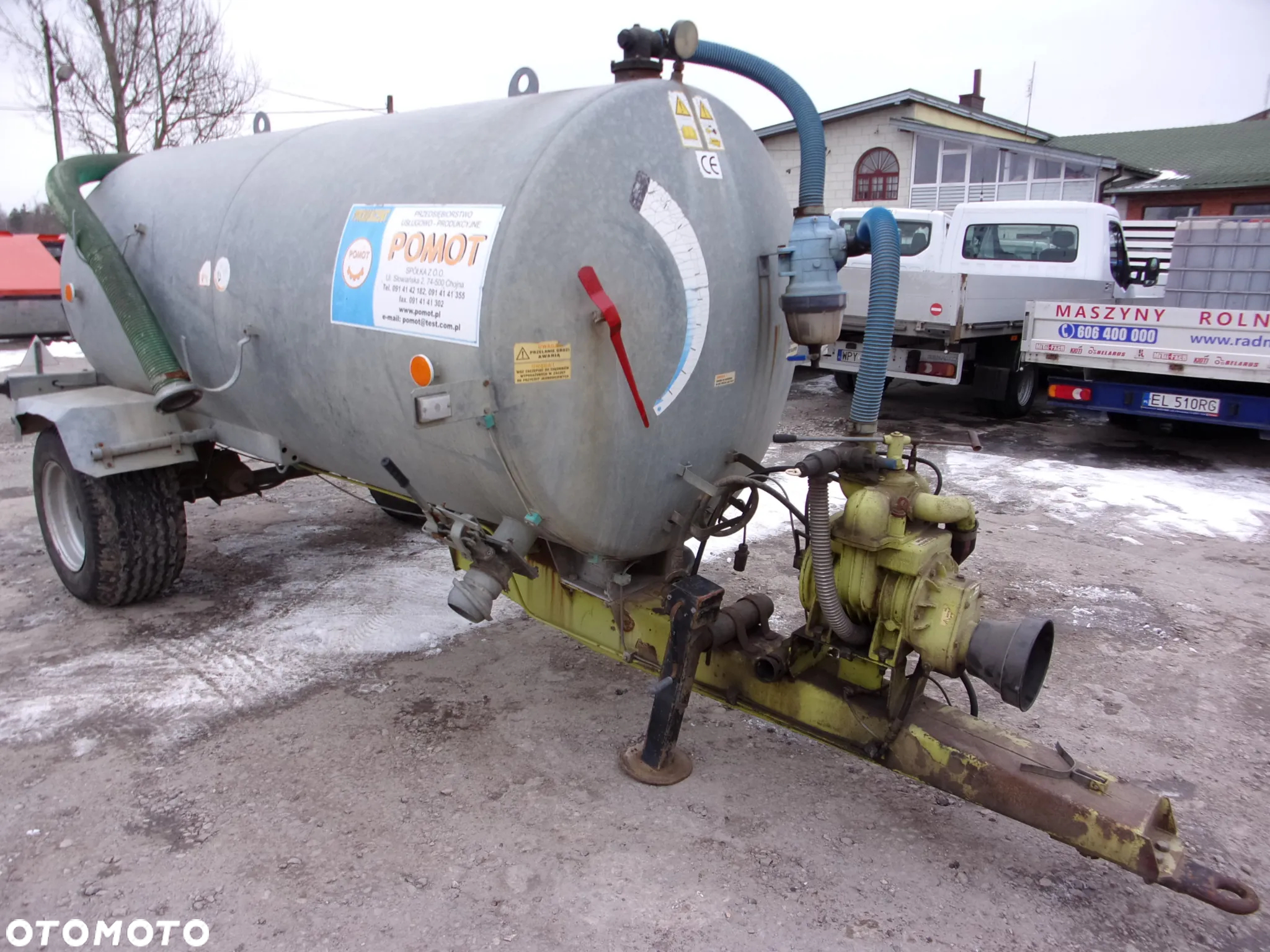 Inny Wóz Asenizacyjny POMOT T507/3 - 4000 litrów, Wóz do transportu wody pitnej Meprozet - Beczkowóz PW-1/5  5000 litrów, 3000 litrów, 6000 litrów - 17