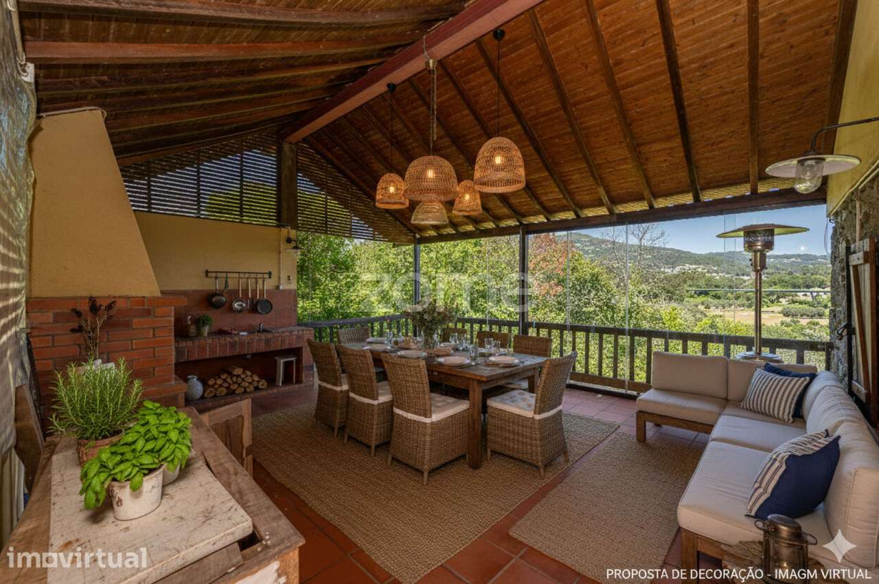 VISTOSA T2+2| Vista Absoluta Rio Lima |Ponte de Lima |2.000 m² Terr... - Grande imagem: 3/49