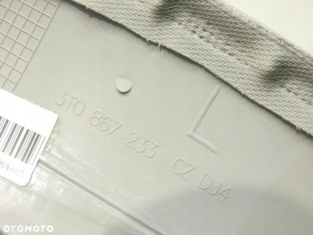 OSŁONA SŁUPKA A LEWY PRZÓD SKODA SUPERB II 3T0867233 - 5