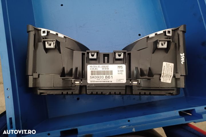 Ceasuri bord 5K0920861 Volkswagen VW Golf 6 [2008 - 2015] Plus miniva - 6