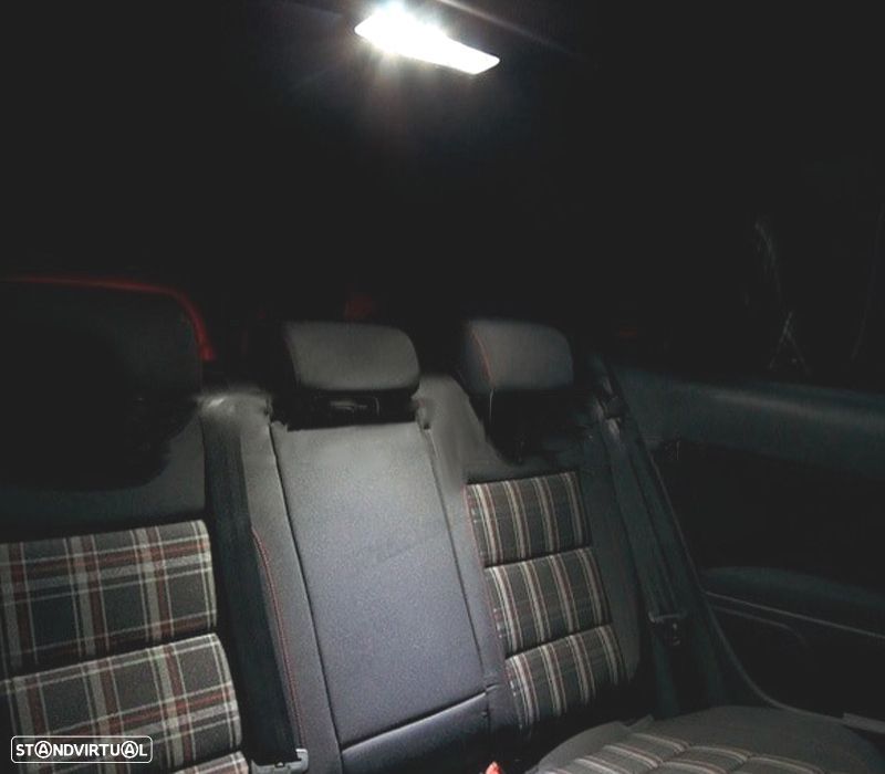 KIT COMPLETO 14 LAMPADAS LED INTERIOR PARA VOLKSWAGEN VW GOLF 6 MK6 MK VI GTI 10-14 - 3