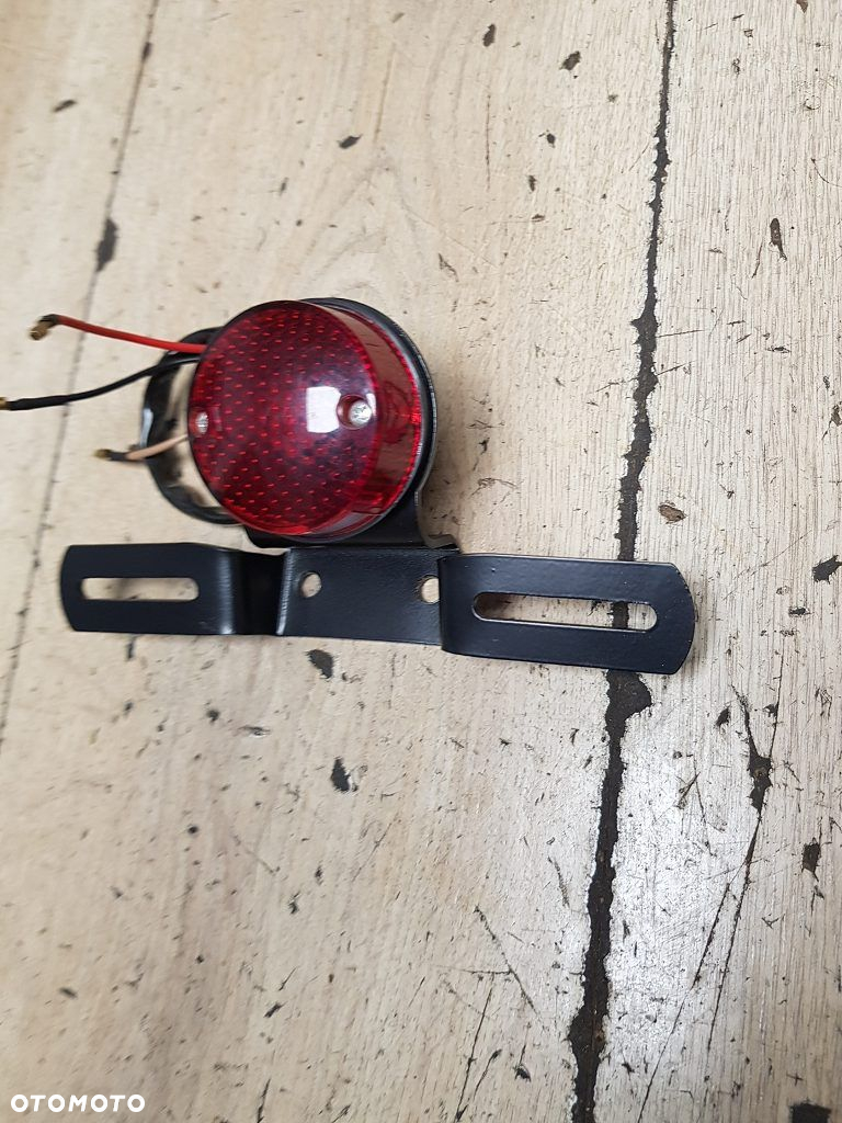 Lampa tył uchwyt tablicy Harley Cafe Racer Bobber Chopper Drag - 4
