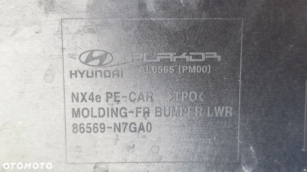 DOKŁADKA SPOILER ZDERZAKA PRZEDNIEGO PRZÓD HYUNDAI TUCSON IV 24- 86569N7GA0 - 10