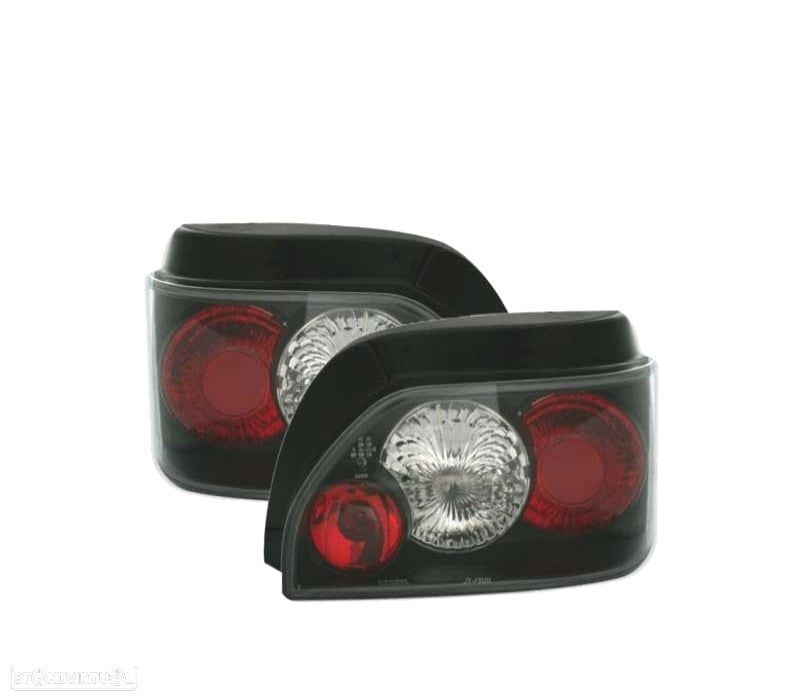 FAROLINS TRASEIROS RENAULT CLIO 90-98 FUNDO PRETO - 1