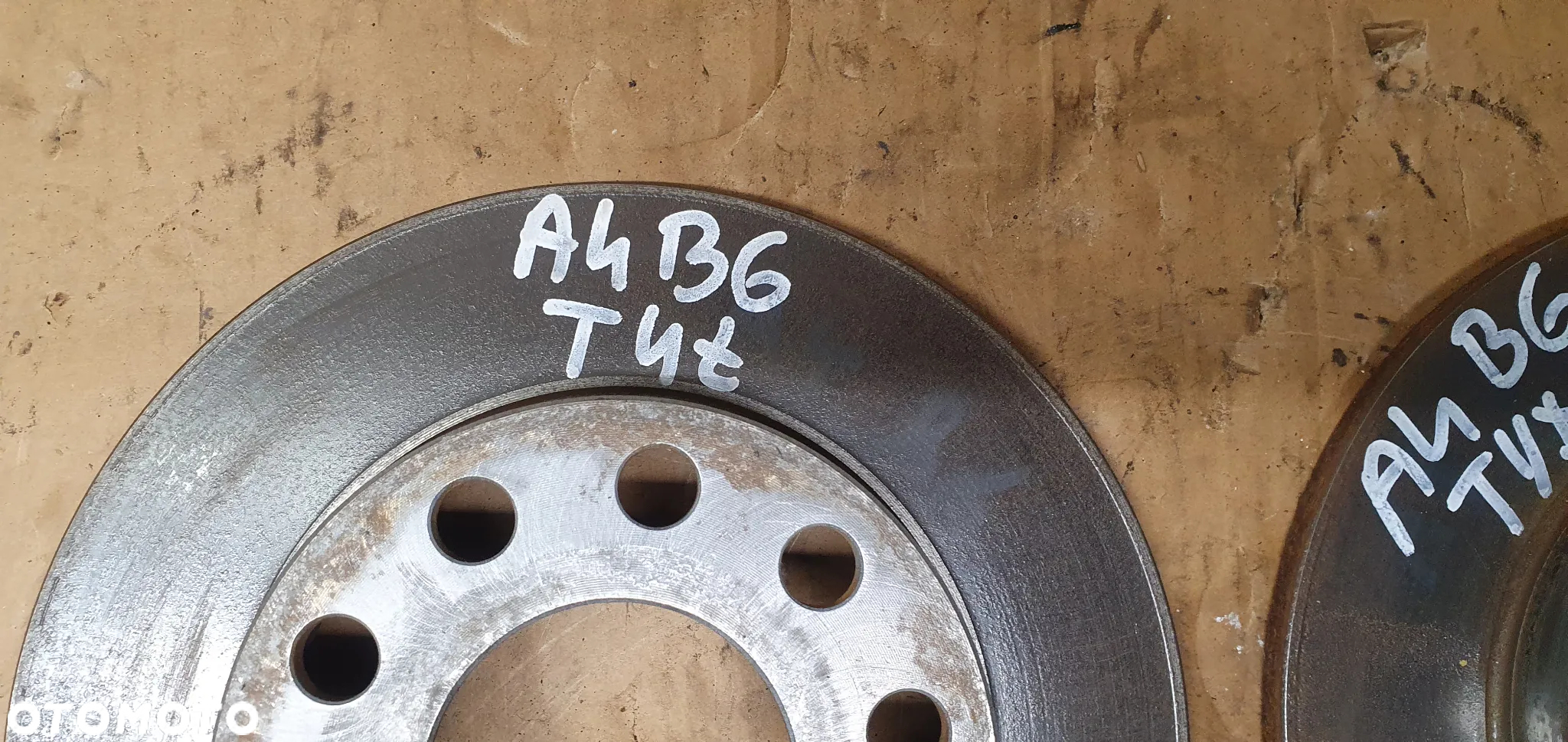 Tarcze hamulcowe tył tylne Audi A4 B6 245mm - 5
