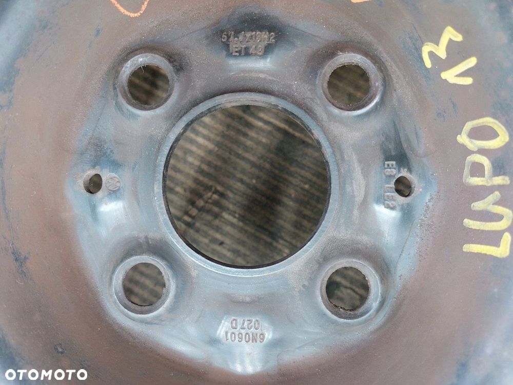 Felgi stalowe VW VW POLO GOLF SEAT SKODA LUPO 4X100 ET 43 5,5 J 13 - 5
