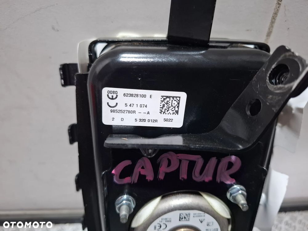 Poduszka airbag pasażera Renault Captur 2015 rok nr 985252780R - 2