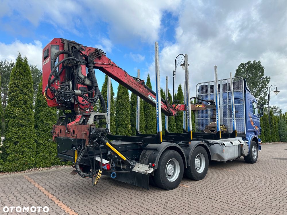 Scania R560 v6 resor 6x4 do drewna drzewa lasu hds - 8
