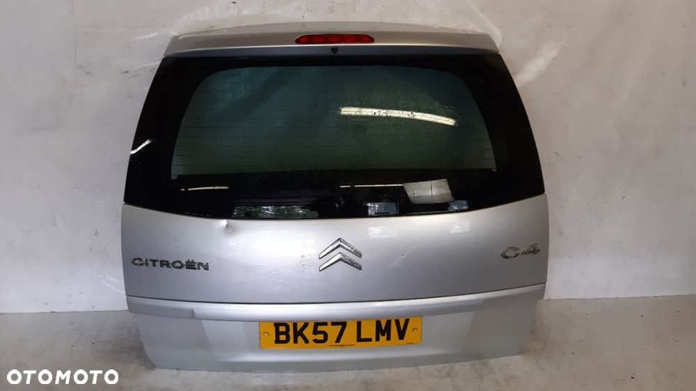 / KLAPA TYŁ TYLNA BAGAŻNIKA CITROEN C4 GRAND PICASSO EZRC SREBRNY - 1