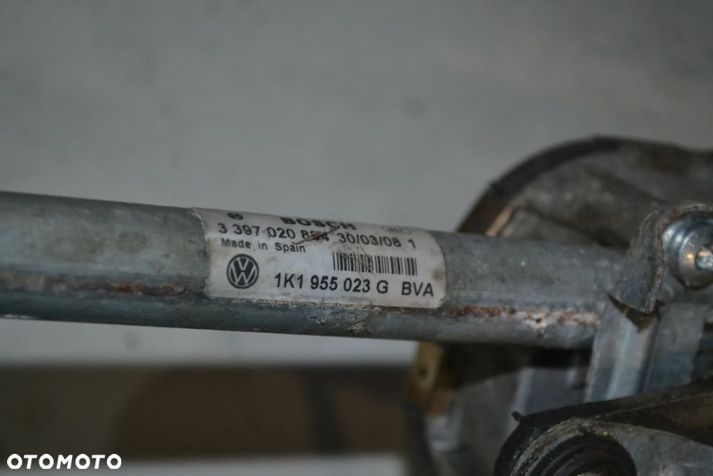 VW GOLF V JETTA MECHANIZM WYCIERACZEK PRZÓD PRZEDNI KPL EU 1K1955023G - 3