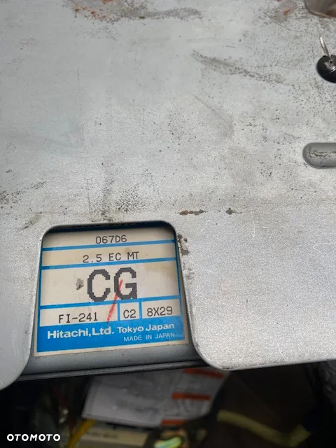 Grand Vitara 2,5V6 manual komputer zestaw startowy 067D6
