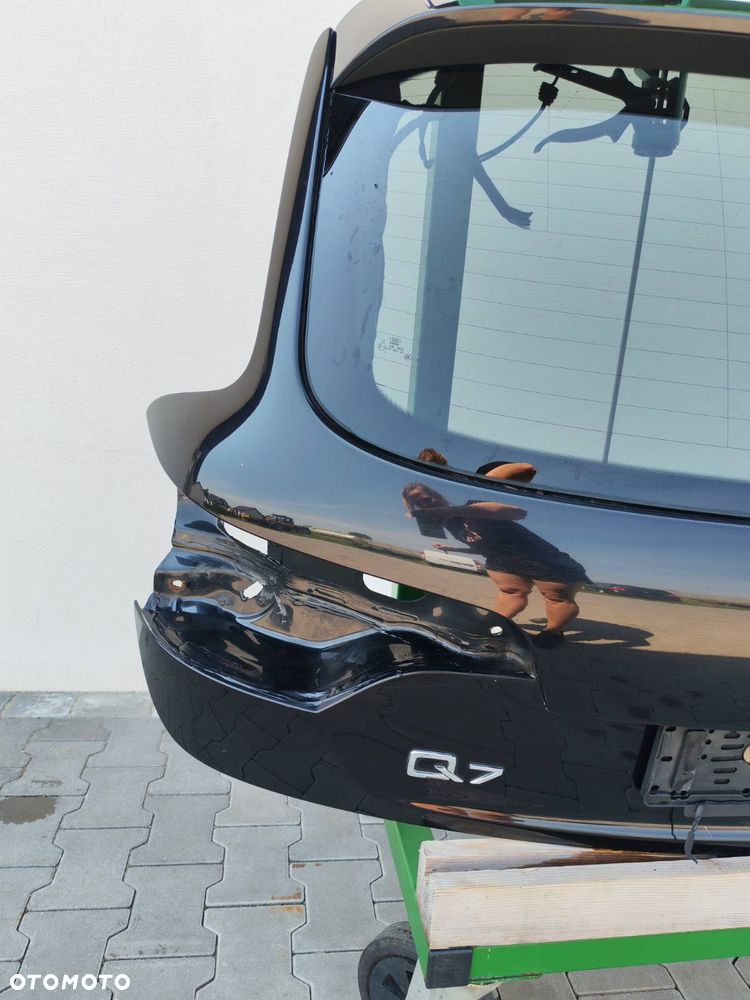 AUDI Q7 4L LIFT 09-15R KLAPA BAGAZNIKA S-LINE CZARNA LC9X SZYBA - 2