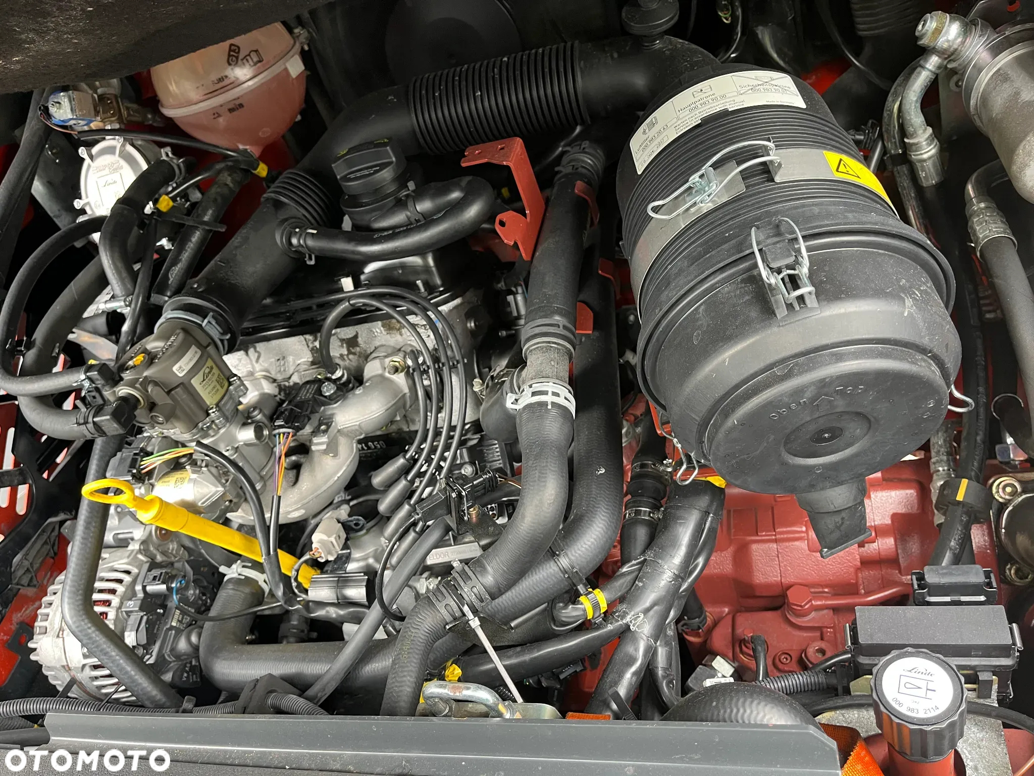 Linde H35-T Gaz LPG TRIPLEX kabina przesuw boczny  oświetlenie drogowe - 19