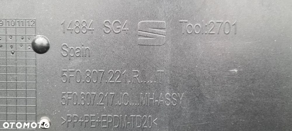 SEAT LEON III LIFT 2017- zderzak przód oryginał MB153 - 12