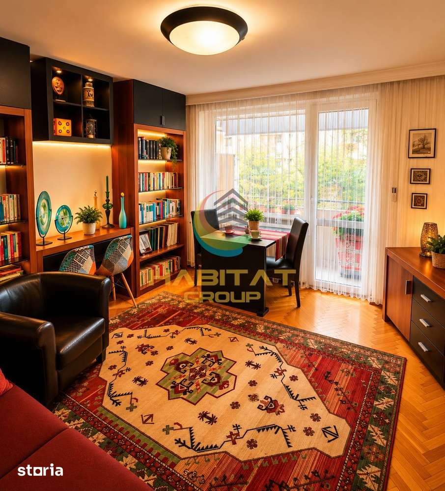 Living area of Apartament 3 bedroom in Strada Constantin Radulescu Motru
