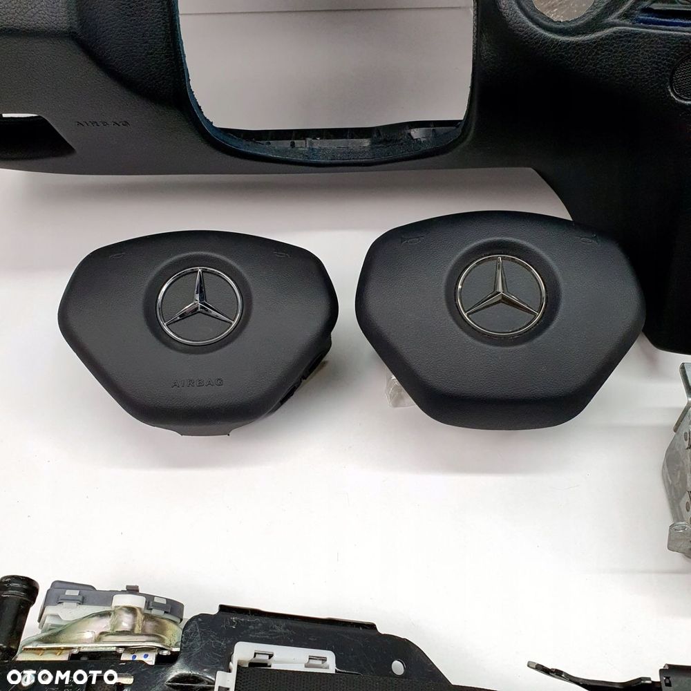 MERCEDES E KLASA W207 DESKA ROZDZIELCZA KONSOLA KOKPIT PULPIT PODUSZKI AIRBAG AIR BAG PASY KIT SET - 5