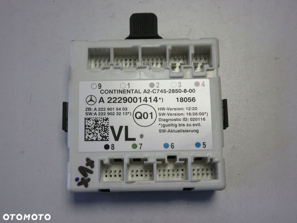 mercedes moduł sterownik a2229001414 komfortu - 1