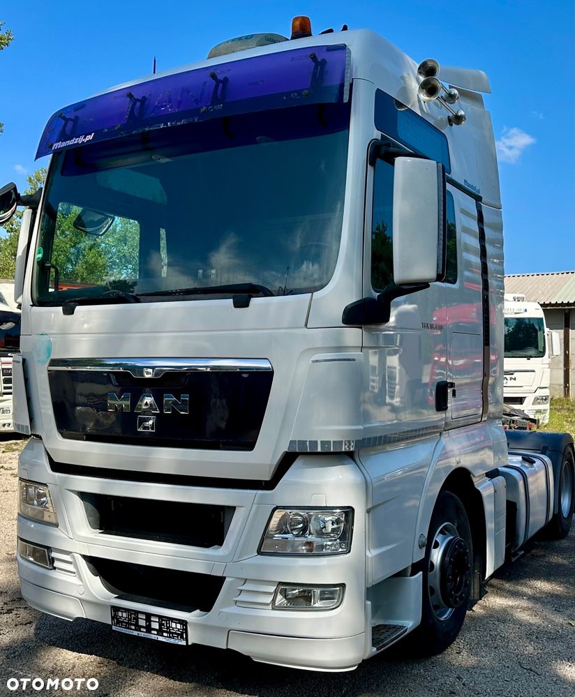 MAN TGX 18.440 XXL MANUAL KLIMA WEBASTO STANDKLIMA 2xALUTANK LODÓWKA SPOJLERY 960000km EURO 5 2009r ŁADNY - 2
