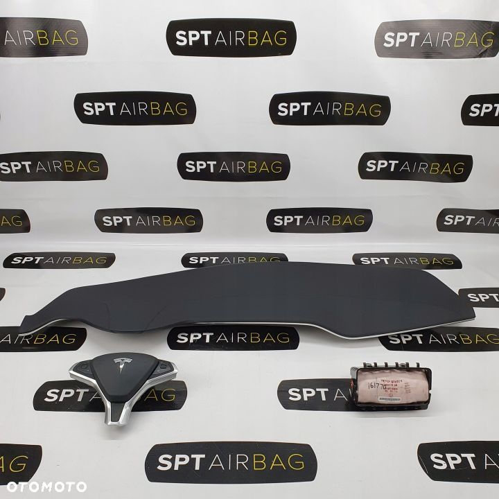 TESLA S DESKA ROZDZIELCZA KONSOLA KOKPIT PULPIT PODUSZKI AIRBAG AIR BAG KIT SET - 1