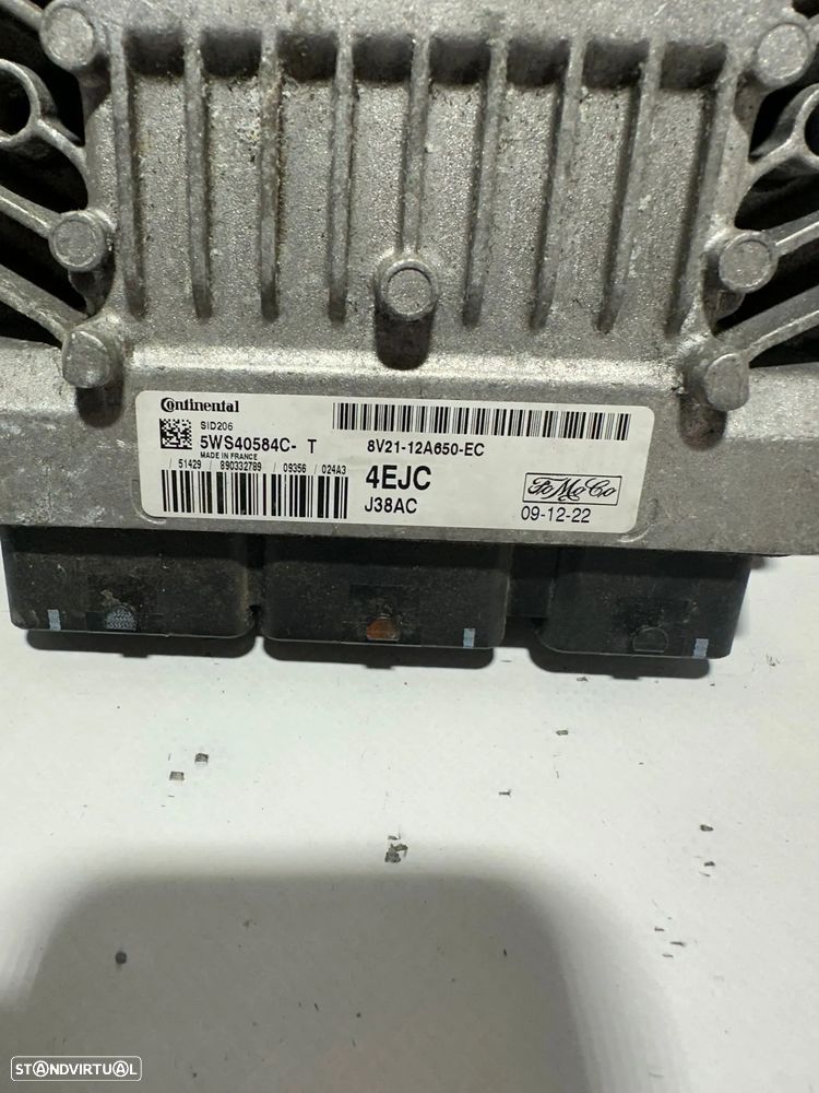 .Centralina Continental Original Ford KVJA 8V21-12A650-EC 5WS40584C - 7