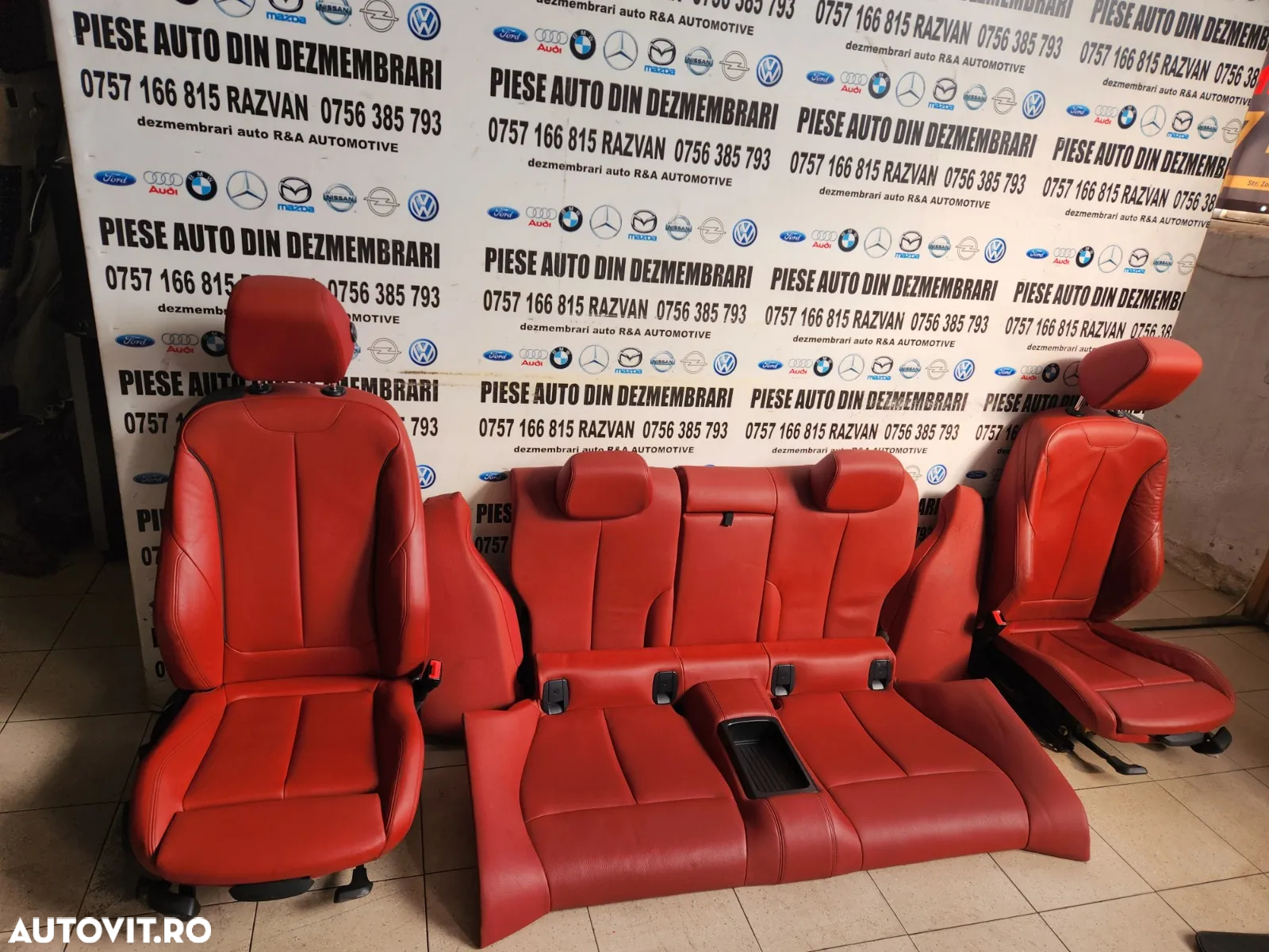 Interior Complet Scaune Tapiterie Bancheta Bmw Seria 4 Coupe Cabrio F32 F33 Volan Stanga Stare Foar - 3