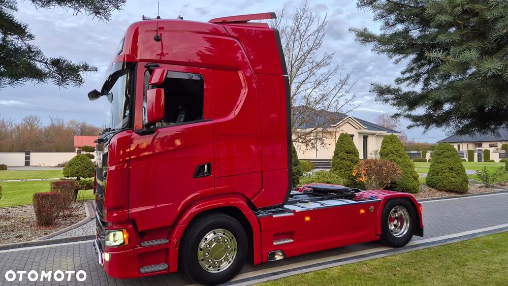 Scania SCANIA///S530///V8///2022/// FULL LED///ALUFELGI/// KLIMATYZACJA POSTOJOWA/// ZABUDOWY MIĘDZYOSIOWE/// SKÓRZANE FOTELE///WAGA/// STAN JAK NOWY///RETARDER/// - 15