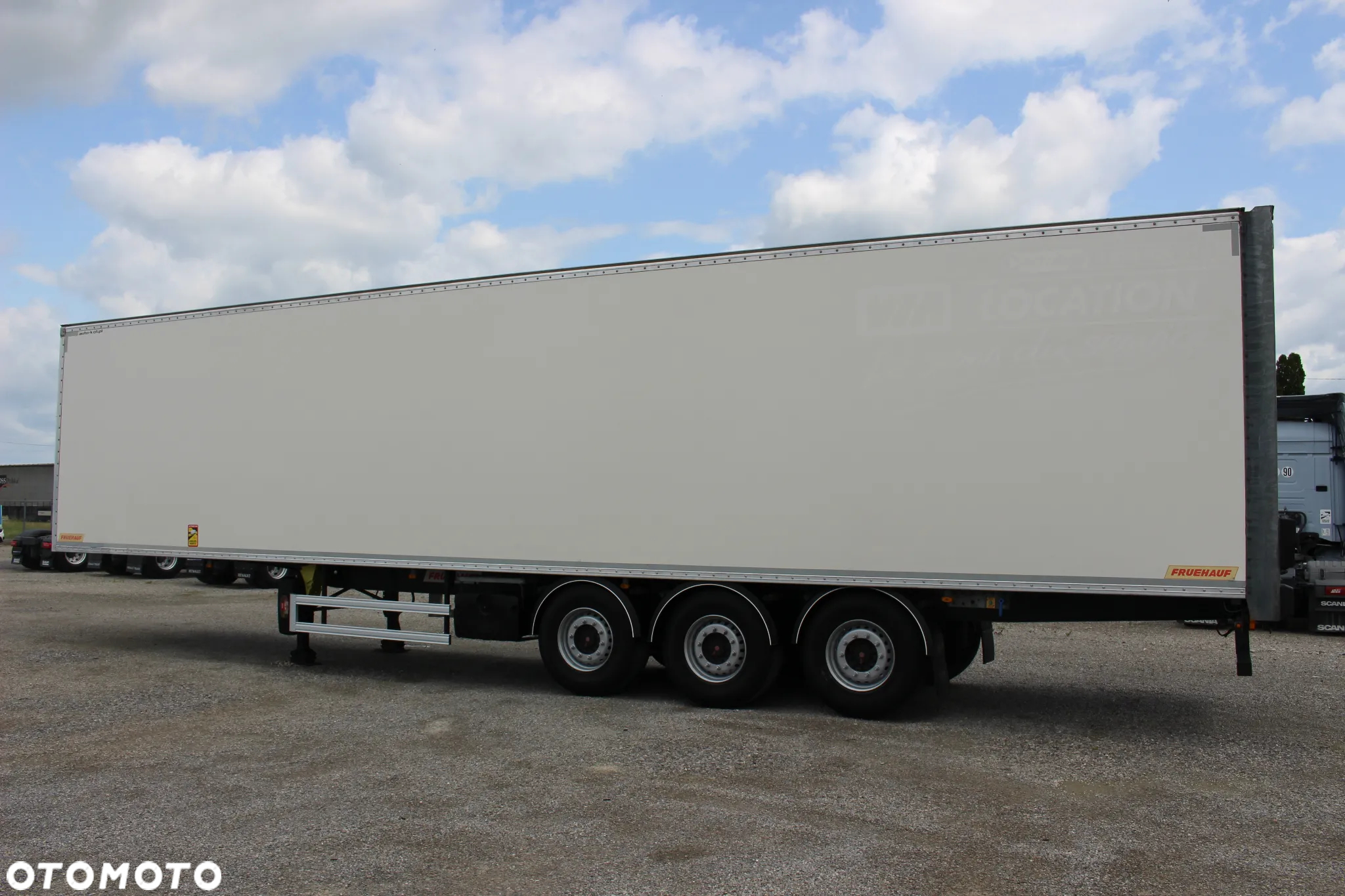 Fruehauf KONTENER /OŚ PODNOSZONA/Doppelstock/ OSIE SAF/ *SERWIS FR*/IDEALNY STAN / - 8