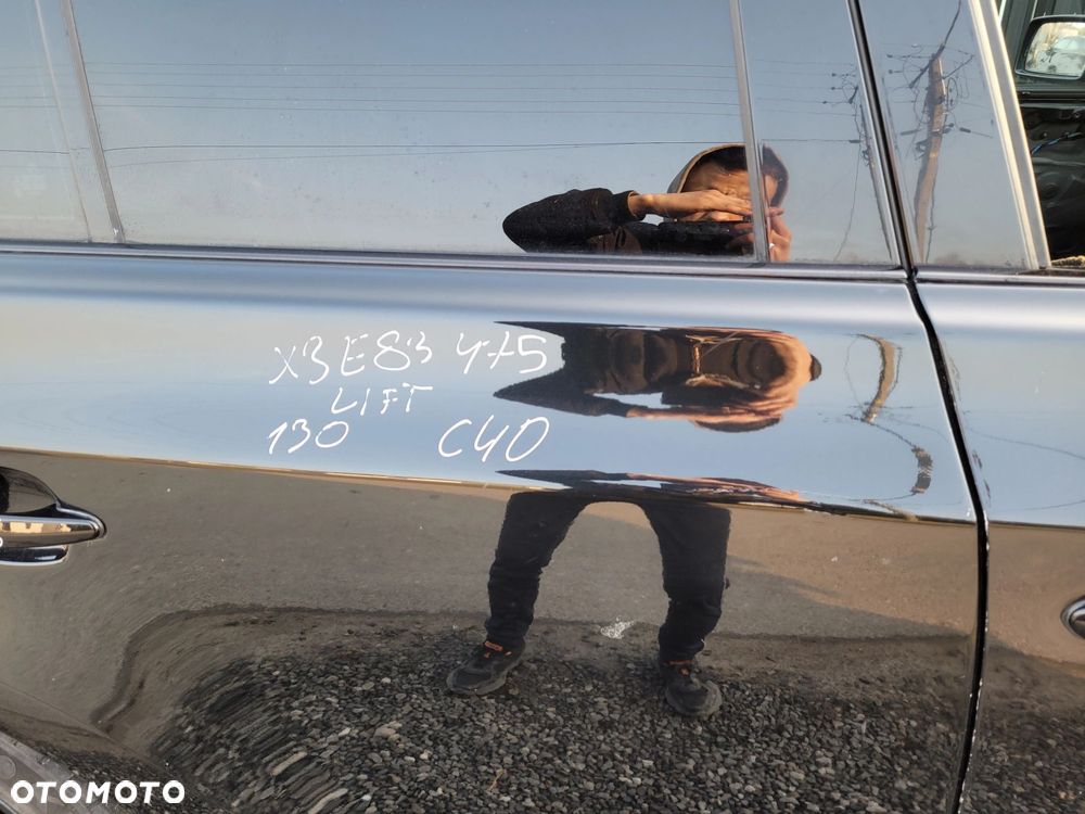 DRZWI PRAWY TYŁ BMW X3 E83 LIFT 475 BLACK SAPPHIRE - 3