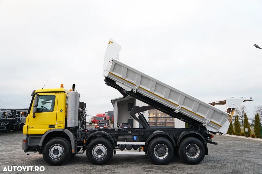 Mercedes-Benz ACTROS 4141 / 8x4 / CAROSERIE INTERSCHIMBABILĂ BDF / BASCULĂ BĂTĂȚI / BANCĂ HIDRODOXICĂ / CLAPETĂ HIDRODOXICĂ / EPS + AMBREIAJ - 2