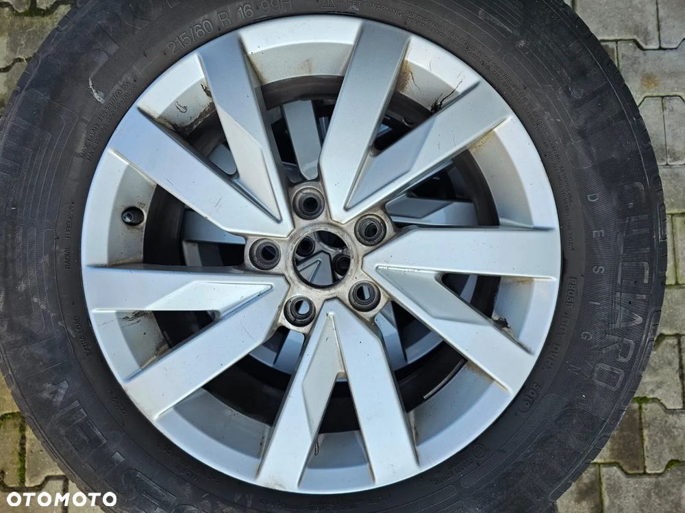 VW Passat B8 Golf  alufelgi 16 6,5Jx16 ET41 3C0601025A - 9