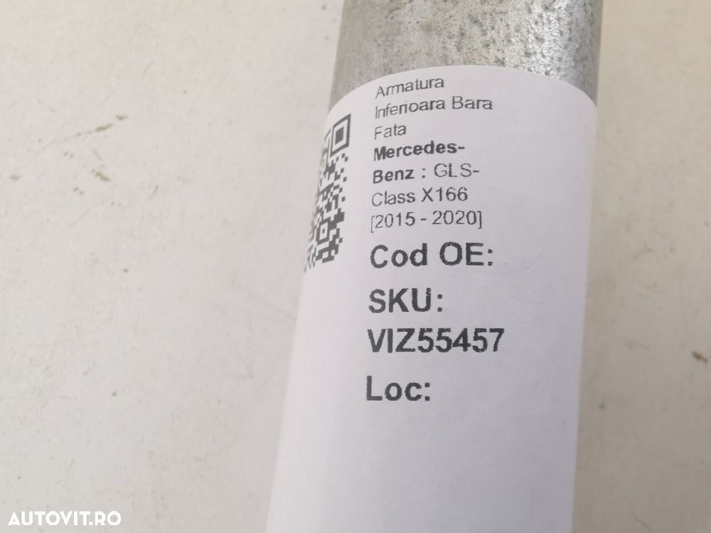 Armatura Inferioara Bara Fata Mercedes-Benz  GLS-Class X166 [2015 - 20 - 8