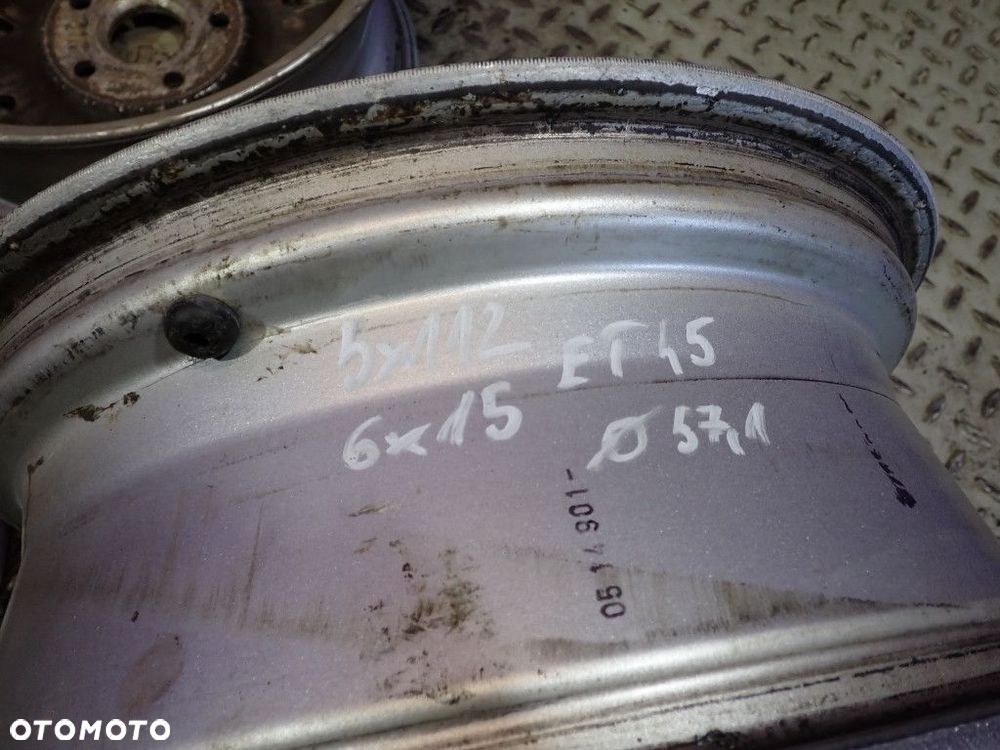 AUDI A4 B5 FELGI ALUMINIOWE 15 6J R15 5x112 ET45 4B0601025N - 12