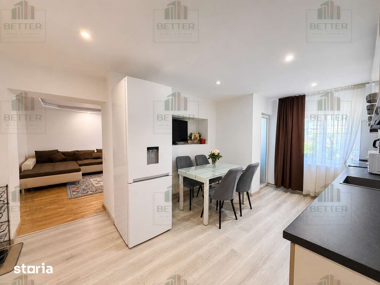 Apartament 4 camere decomandat cu grădină proprie, Popești-Leordeni — fotografia 3