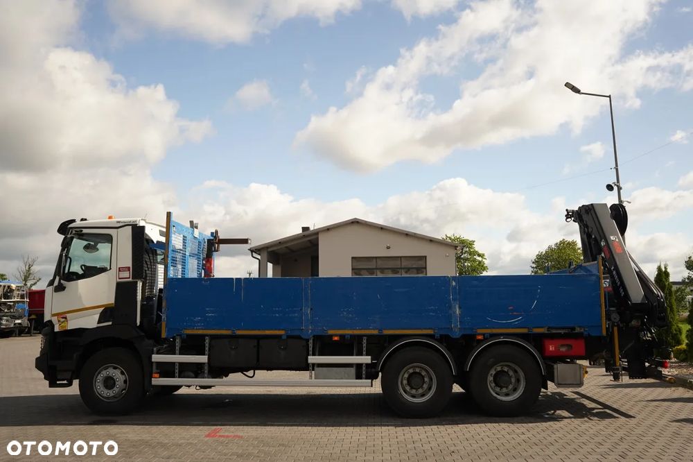 Renault C 380 / 6x4 / SKRZYNIOWY 6,8 m / + HDS HIAB X- HIPRO 192 ES- 4 WYSÓW: 12,4 M / ROTATOR / WIDŁY DO PALET / EURO 6 - 9