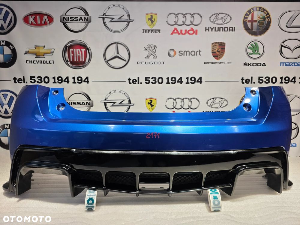 HONDA CIVIC TYPE R IX HB LIFT 15- ZDERZAK TYLNY TYLNI TYŁ + DYFUZOR KOLOR NIEBIESKI METALIK NR 71501-TV0-ZX00 + 71502-TV8-E000 NR AUKCJI NZ2171 - 1