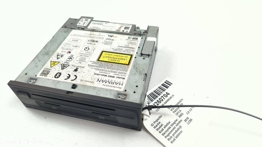 CZYTNIK NAWIGACJI VOLKSWAGEN PASSAT B8 3G0035043D - 1