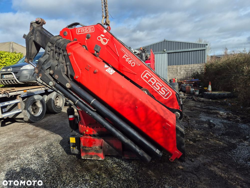 Inny HDS Dzwig żuraw Fassi F660 duży!! 6 razy wysuw hydrauliczny! Dodatkowe podpory. RADIO !!! Mało używany. HIAB Effer Palfinger HMF - 1