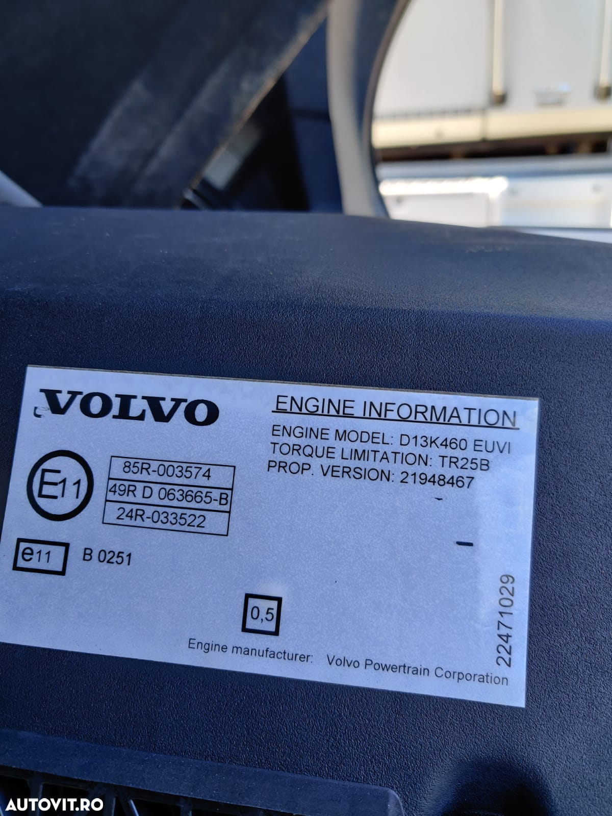 Motor D13K Volvo FH4 Euro 6 - 3