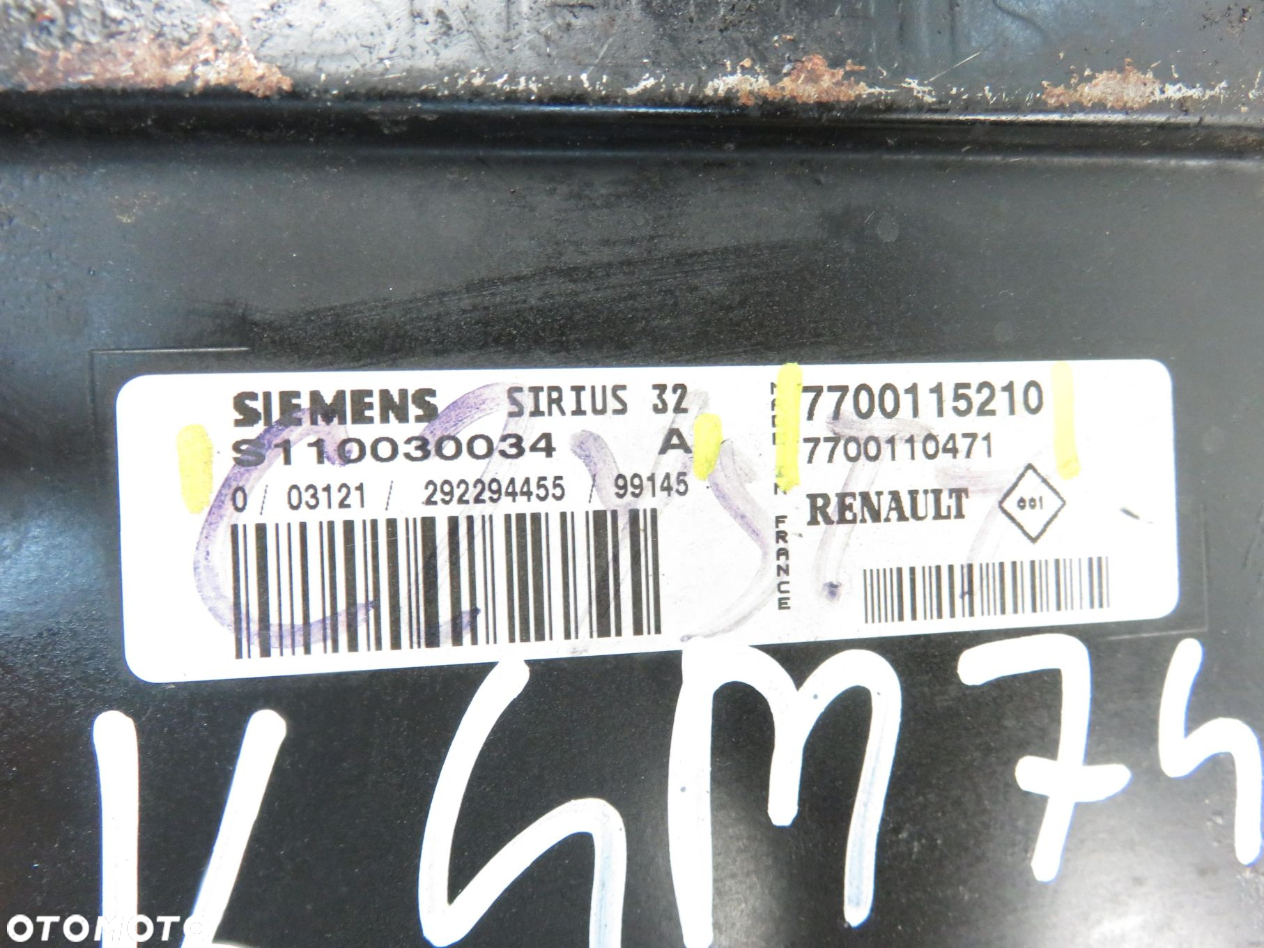 STEROWNIK CLIO II 1.6 7700115210 S110030034A - 3