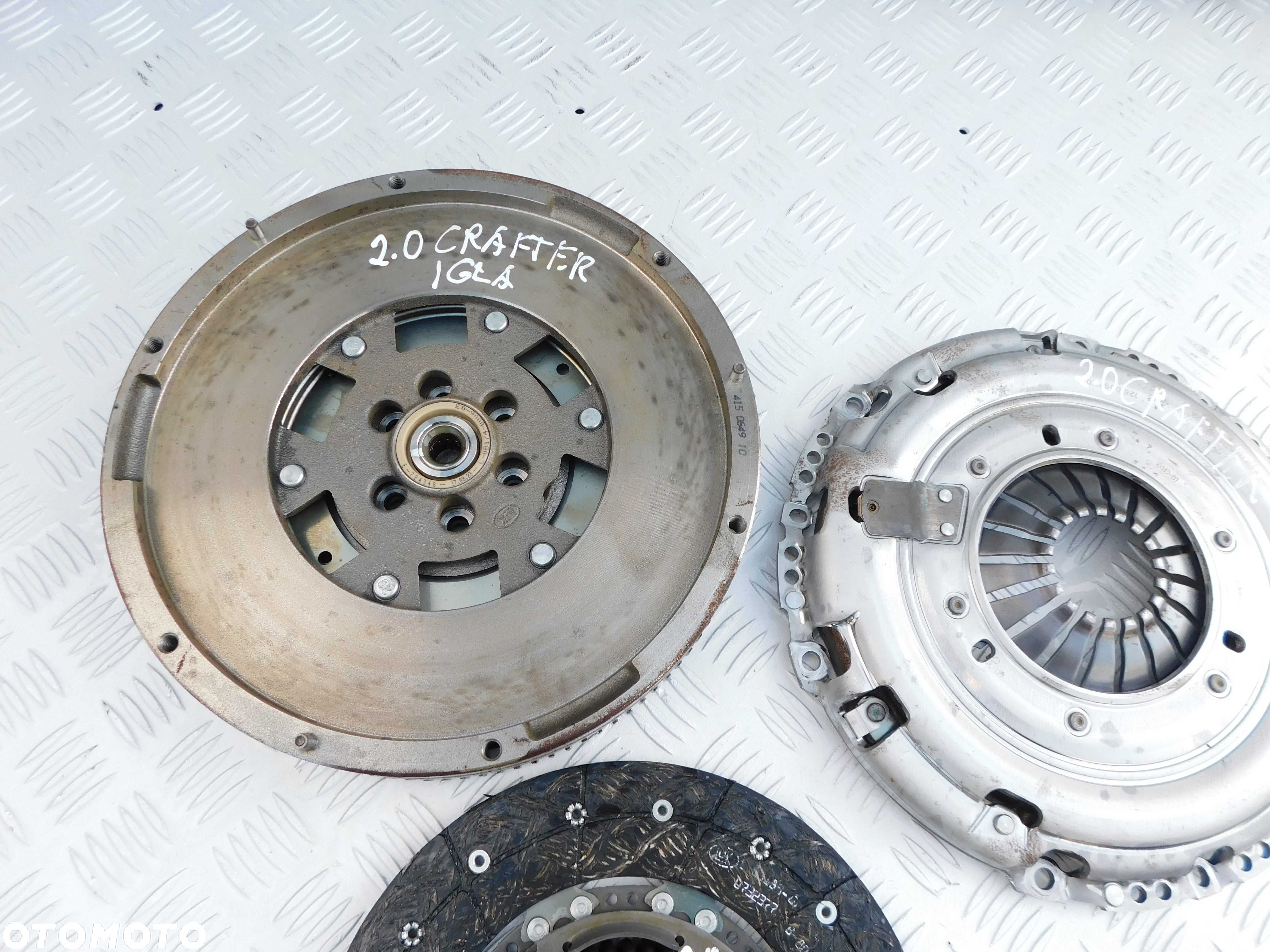 VW Crafter 2.0 dwumas tarcza kompletne sprzęgło LUK 11-16r ŁADNE - 4