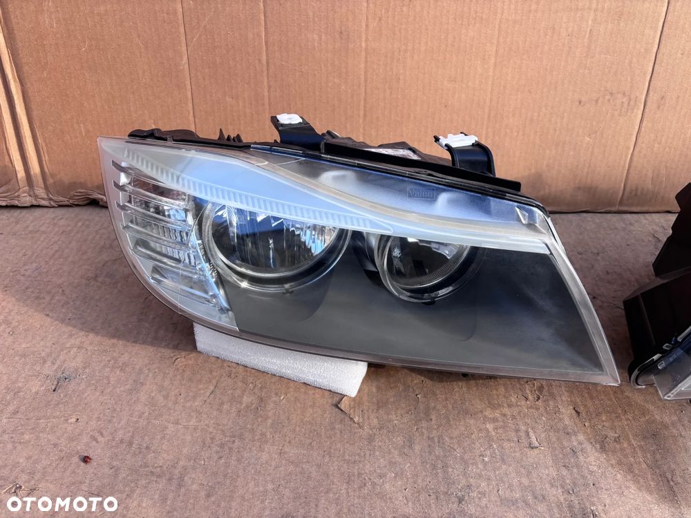 Lampa Przednia Prawa Lewa Oryginalna BMW 3 Lift E90 E91 LCI Zwykła H7 Reflektor Europa 7202574 7202573 - 2