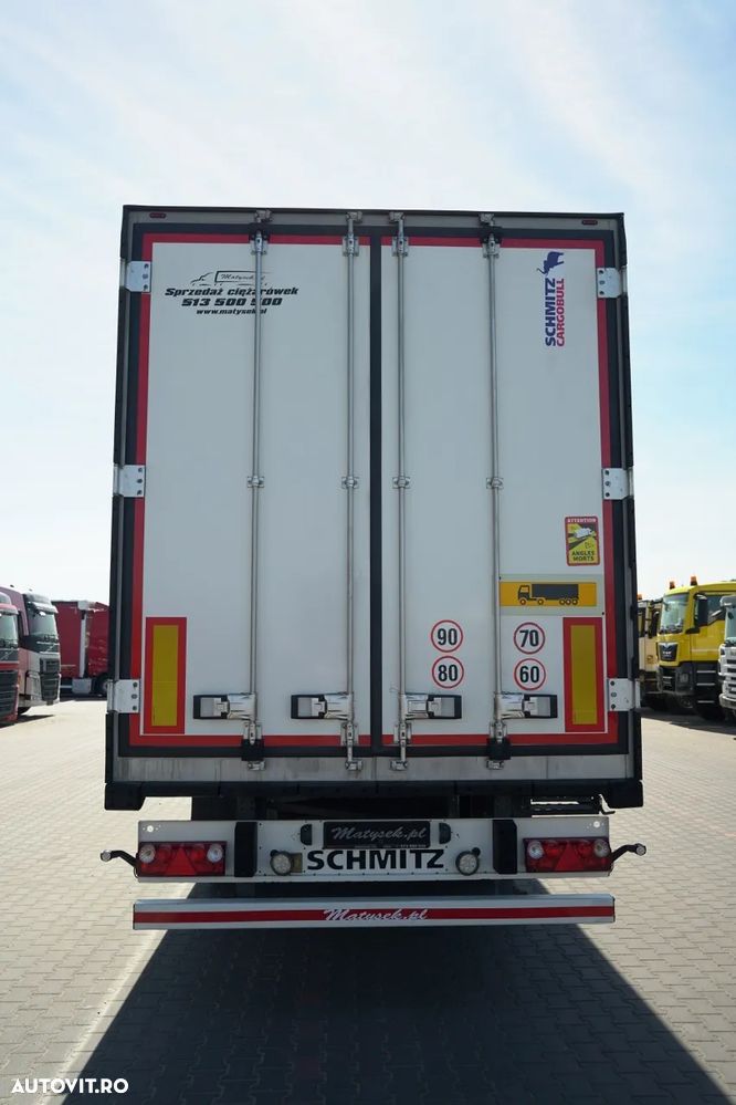 Schmitz Cargobull / REFRIGERAT / TRANSPORTOR MAXIMA 100 / TRANSPALET / AXĂ RIDICATĂ / AXE SCHMITZ - 12