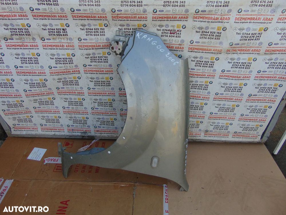 Aripa Renault Kangoo 1998-2008 aripa stanga kangoo - 2