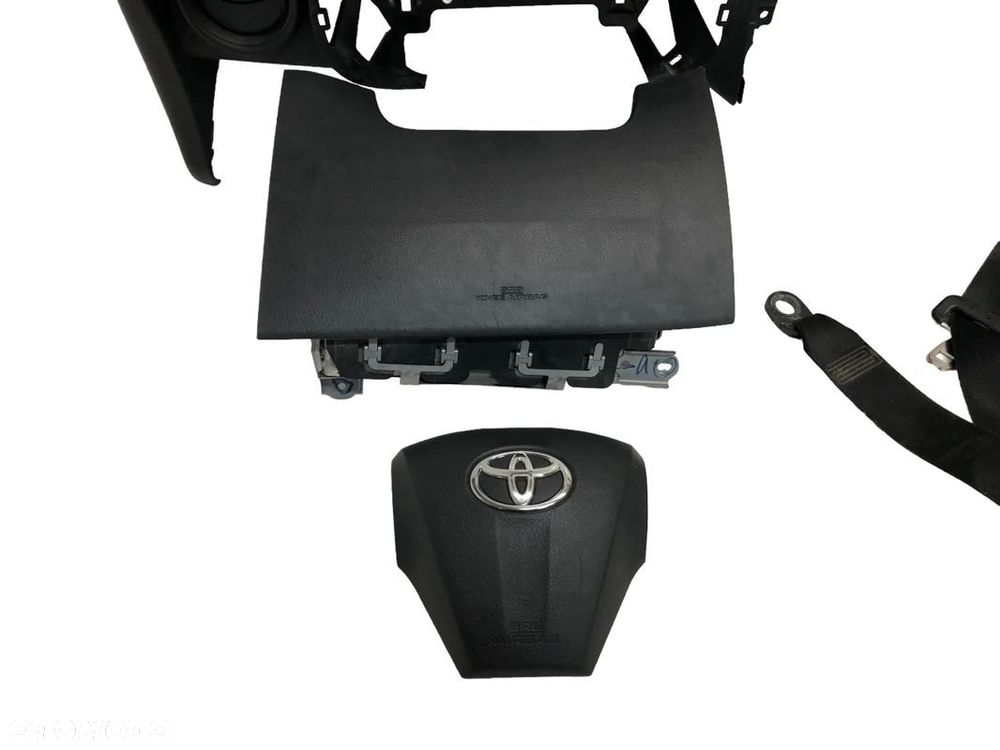 TOYOTA RAV4 III XA30 LIFT FL 2010-2012 DESKA ROZDZIELCZA KONSOLA AIRBAG PODUSZKI KOMPLET - 9