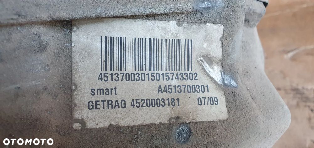 Skrzynia biegów automat automatyczna Smart Fortwo II 451 1.0 A4513700301 A4512500062 - 9