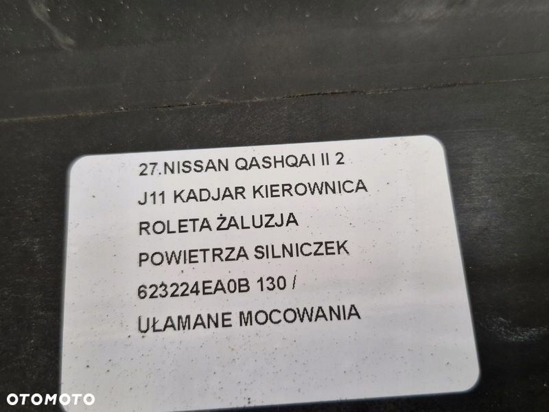 NISSAN QASHQAI II 2 J11 KADJAR KIEROWNICA ROLETA ŻALUZJA POWIETRZA SILNICZEK - 5