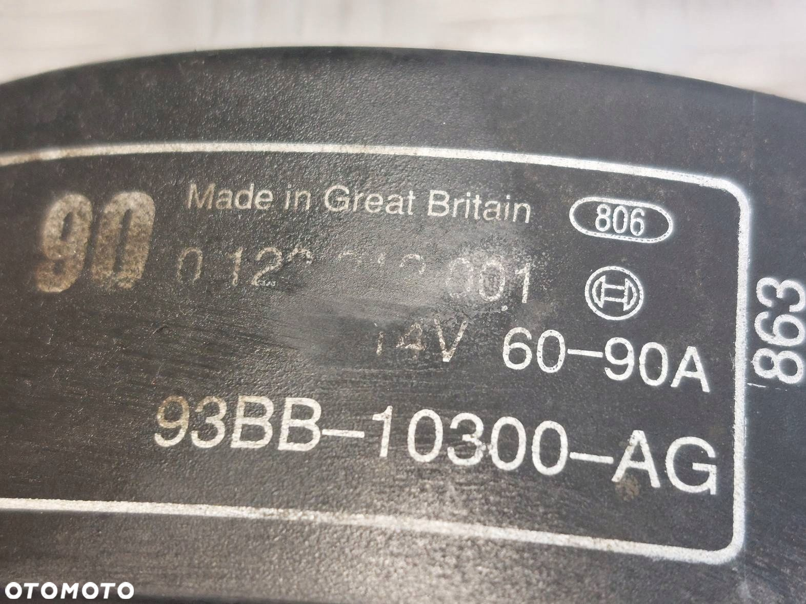ALTERNATOR FORD MONDEO MK2 2.0 16V 93BB-10300-AG 0123212001 - 2